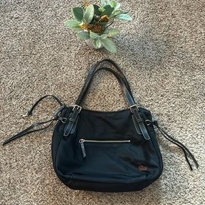 Dooney & Bourke Black Nylon Shoulder Bag